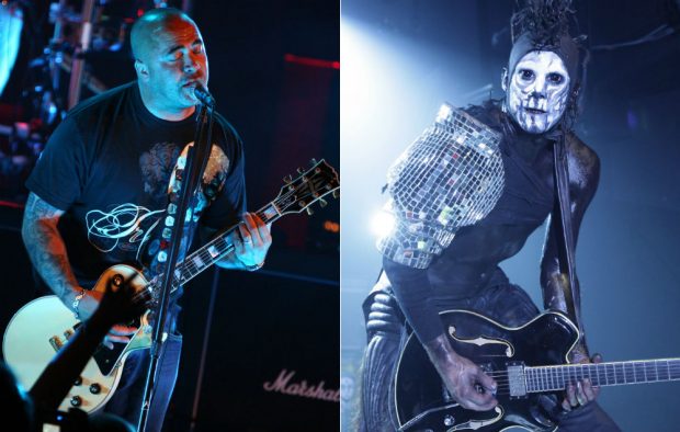 Staind's Aaron Lewis and Limp Bizkit's Wes Borland