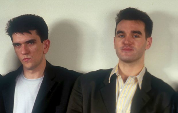 Mike Joyce and Morrissey in The Smiths