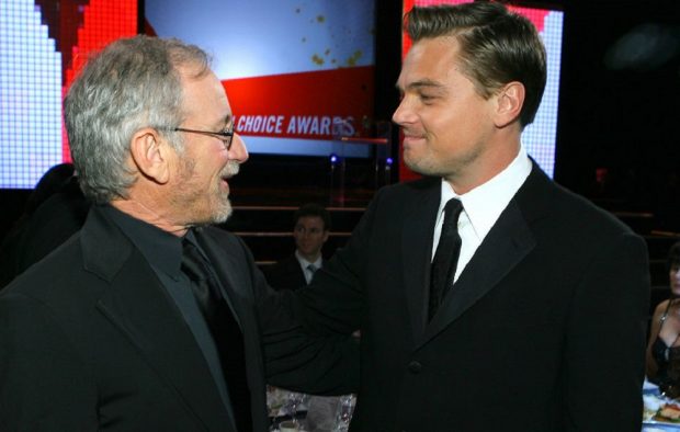 Steven Spielberg and Leonardo DiCaprio