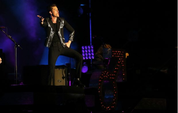 Brandon Flowers live with The Killers
