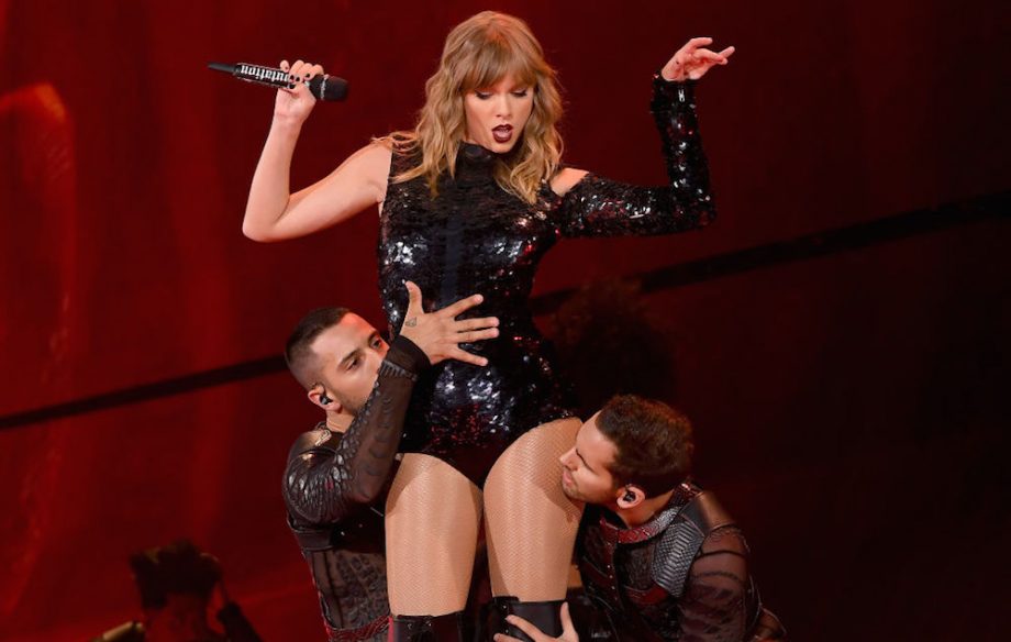 Taylor Swift performs onstage during opening night of her 2018 reputation Stadium Tour at University of Phoenix Stadium on May 8, 2018 in Glendale, Arizona