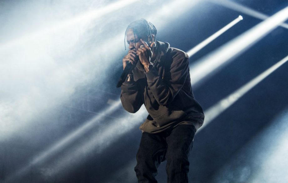 Travis Scott unveils new track live
