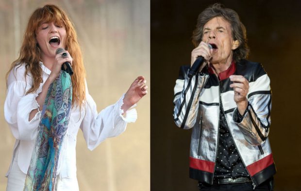 Florence Welch Rolling Stones Wild Horses London