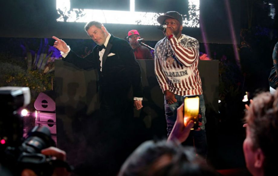John Travolta dancing 50 Cent