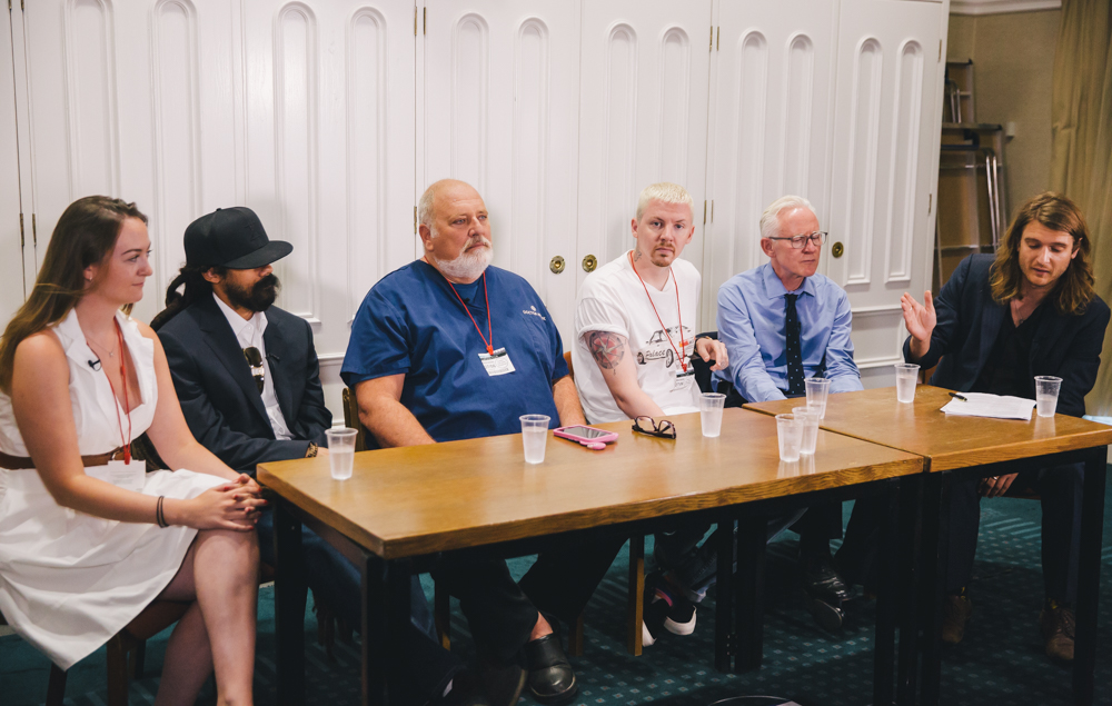 The discussion panel