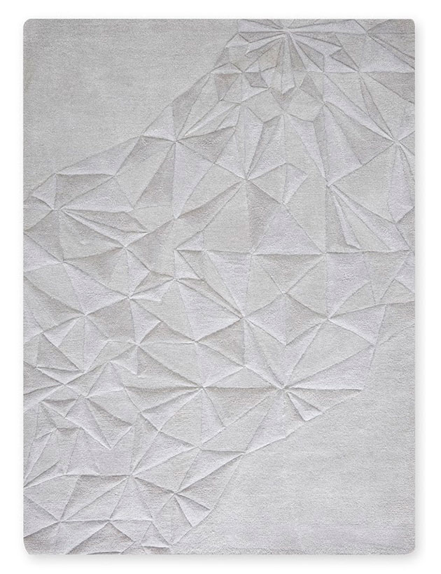 Grey Geo Carved Rug, from £115, Next Home