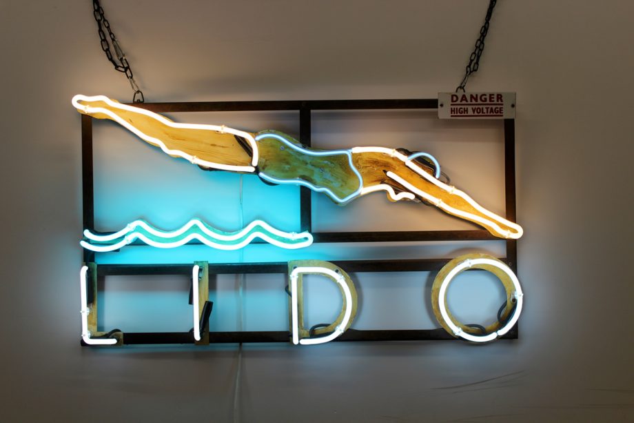 Lido neon sign, £2,500, Gods Own Junkyard