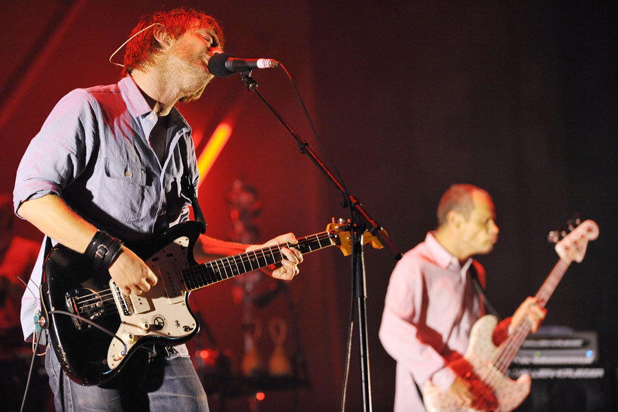 Thom Yorke and Flea