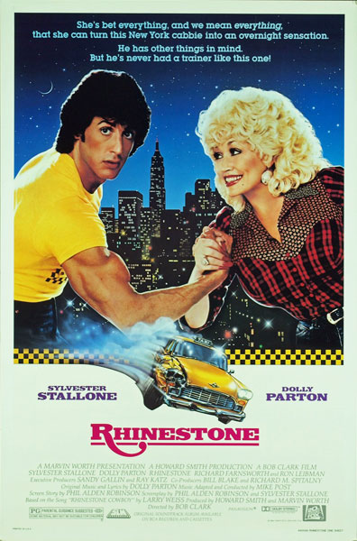Dolly Parton and Sly Stallone