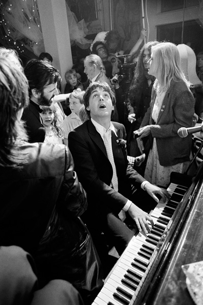 Paul McCartney at Ringo Starr's wedding