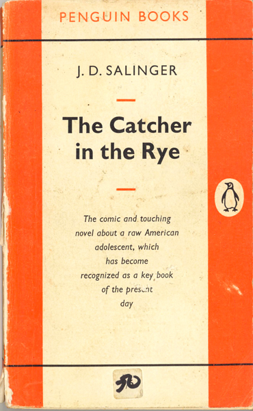 Tom Cohen, SCUM: The Catcher in the Rye by JD Salinger.