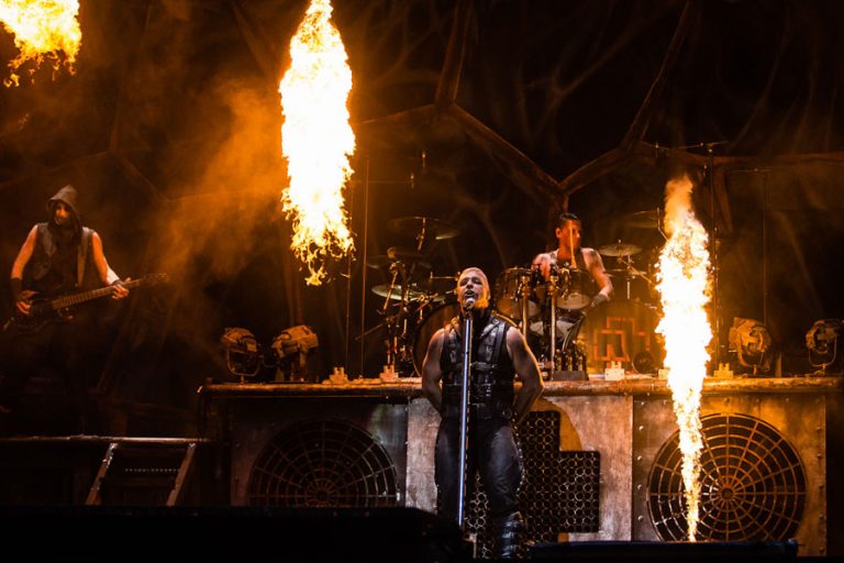 Rammstein set fire to themselves onstage as they close Download 2013 NME