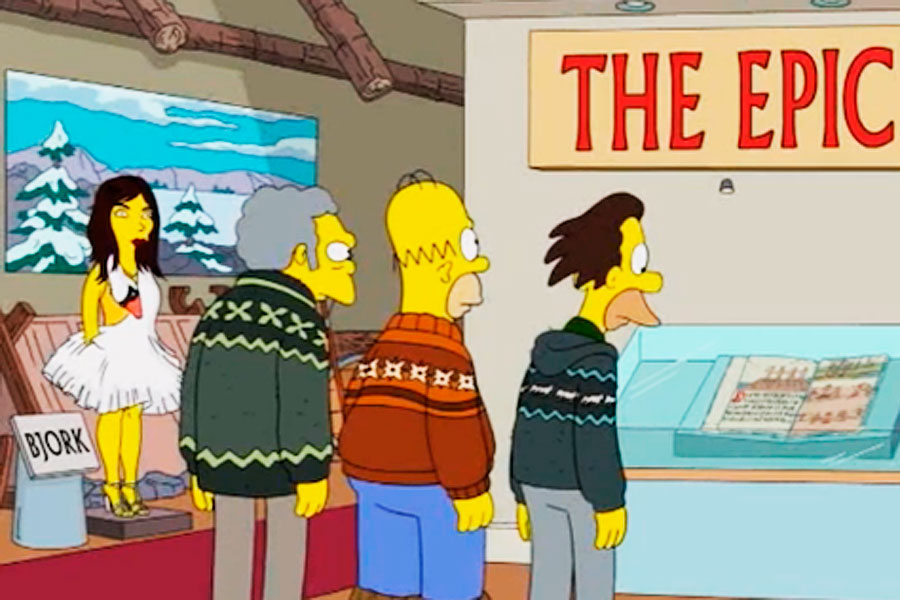 Björk - The Simpsons episode (2013)