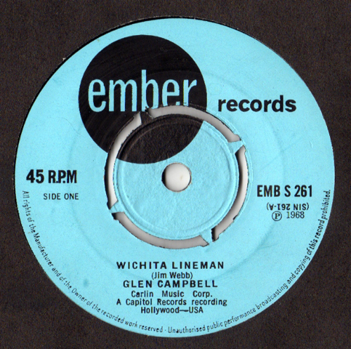 Glen Campbell - 'Wichita Lineman'
