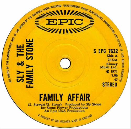 Sly And The Family Stone - 'Family Affair'