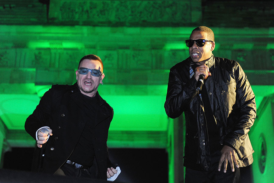 U2 and Black Eyed Peas and Jay-Z