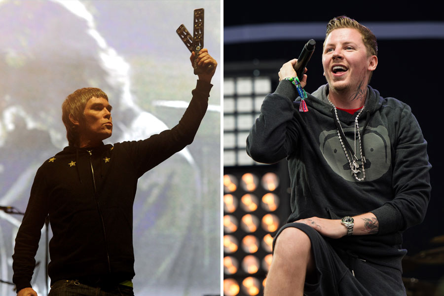 The Stone Roses and Professor Green