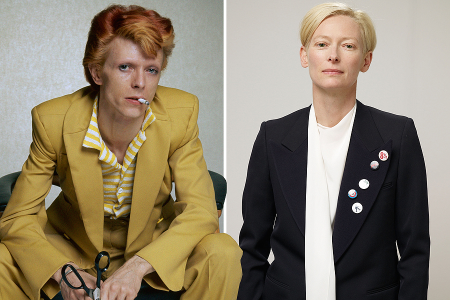 Tilda Swinton as David Bowie