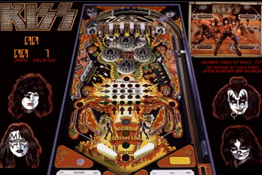 Kiss in Kiss Pinball