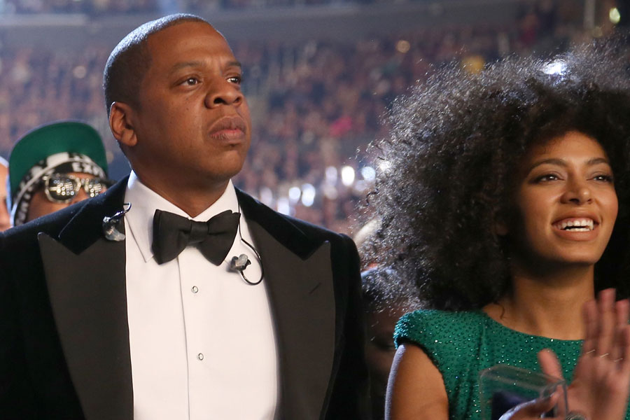 Jay Z and Solange