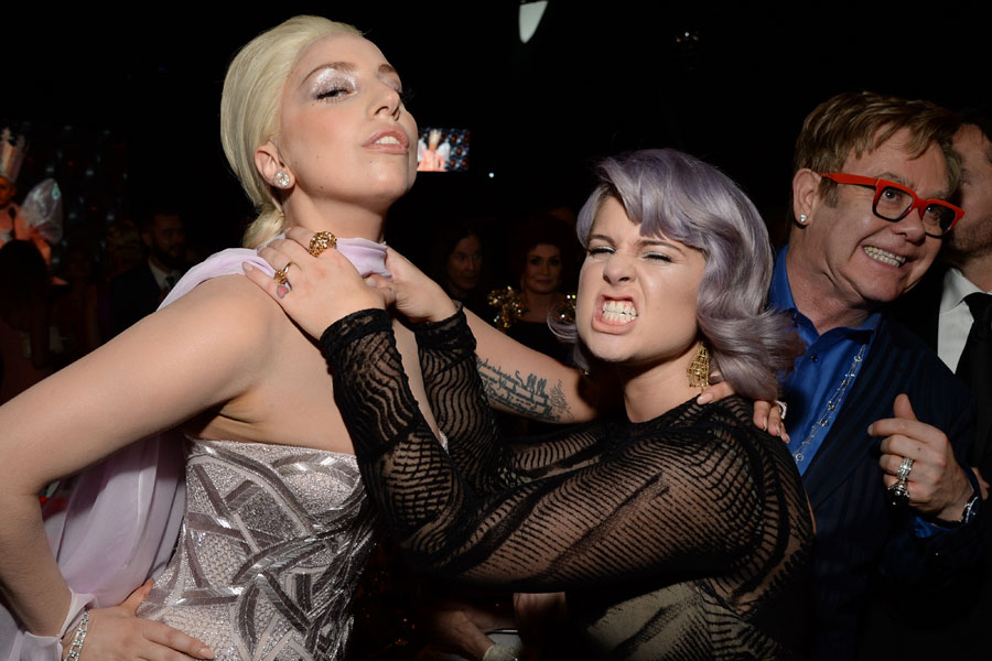 Lady Gaga and Kelly Osbourne