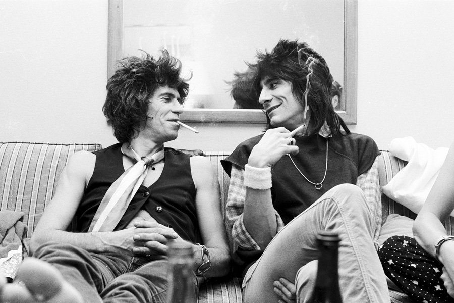 Keith Richards and Ronnie Wood, New York, 1979