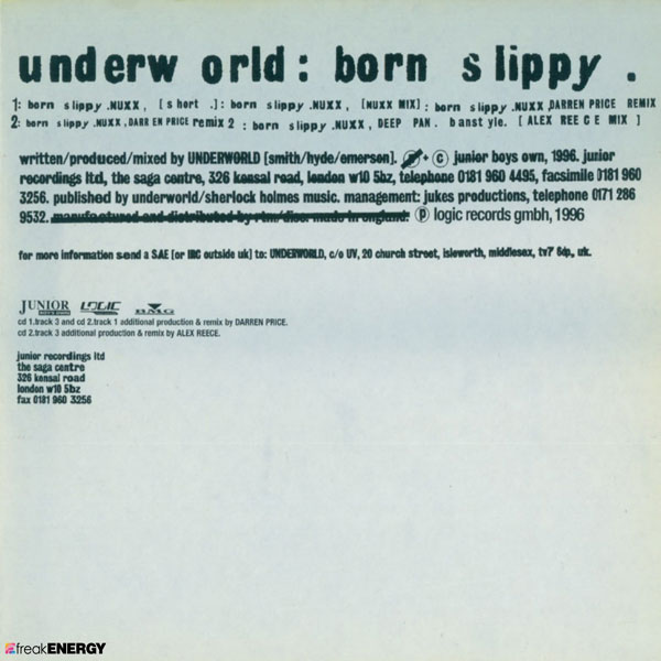 Underworld - 'Born Slippy' (1996)