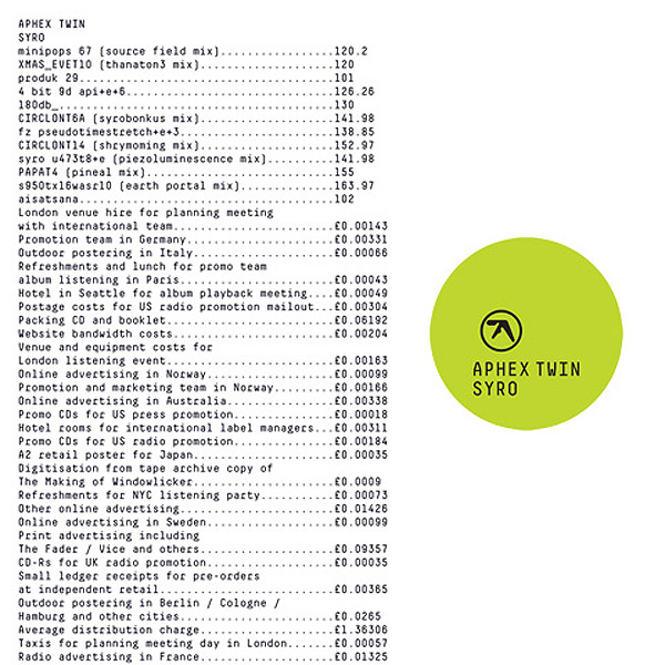 4. Aphex Twin - 'Syro'
