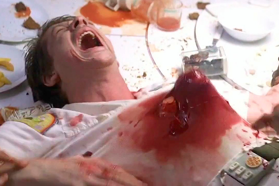 “Oh coming out of the woodwork/chest bursts like John Hurt” – 'The Gospel of John Hurt'