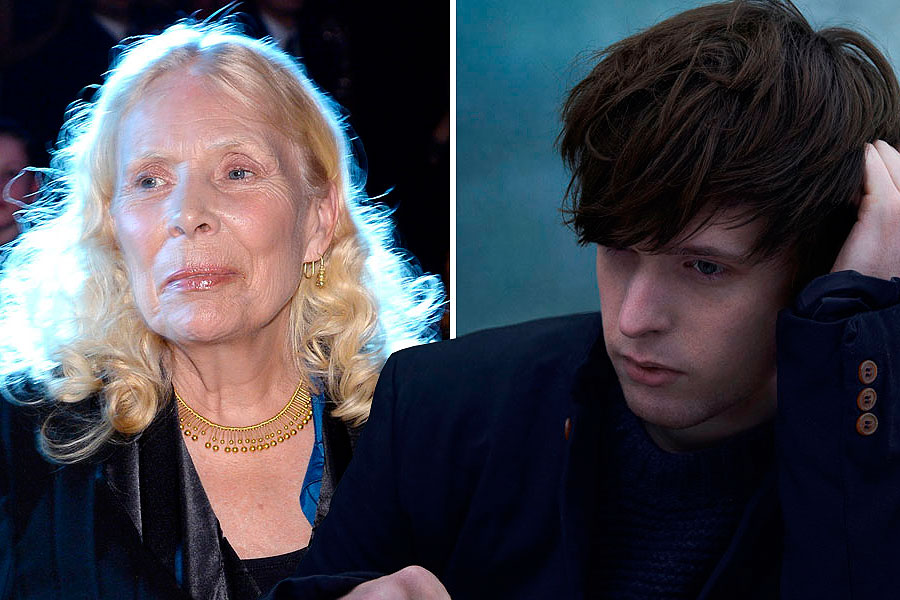 Joni Mitchell and James Blake