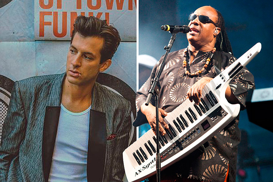 Stevie Wonder and Mark Ronson