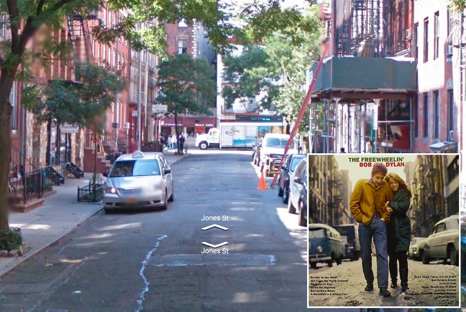 Bob Dylan, 'The Freewheelin’ Bob Dylan' - Jones Street/ West 4th Street, NYC