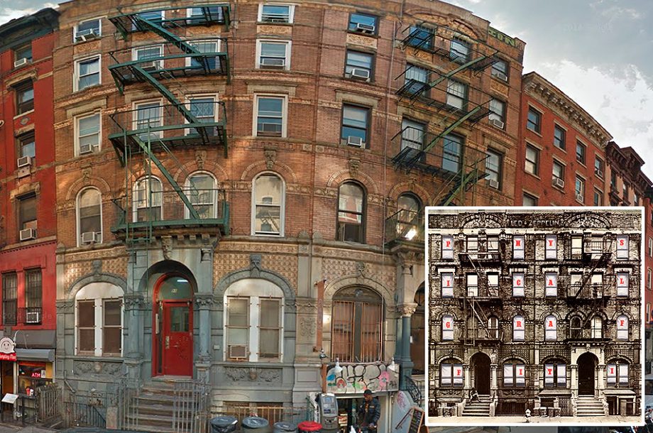 Led Zeppelin, 'Physical Graffiti' - 96 and 98 St. Mark's Place, East Village NYC