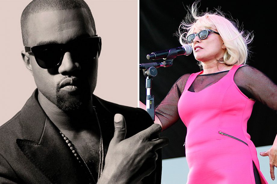 Kanye West and Debbie Harry