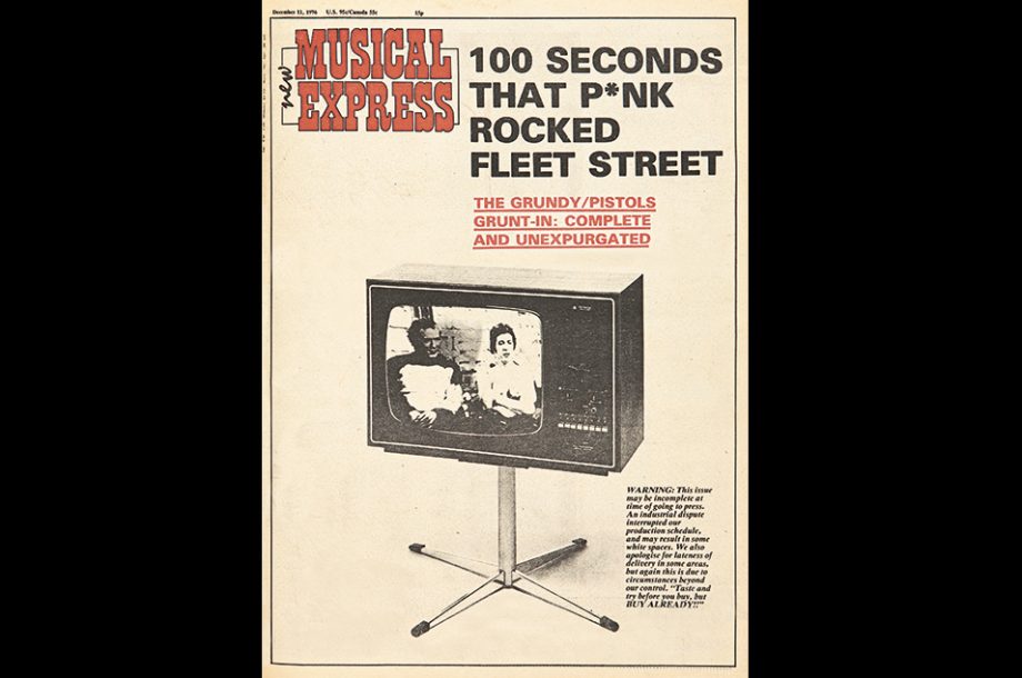 18. The Sex Pistols vs Bill Grundy - December 11, 1976