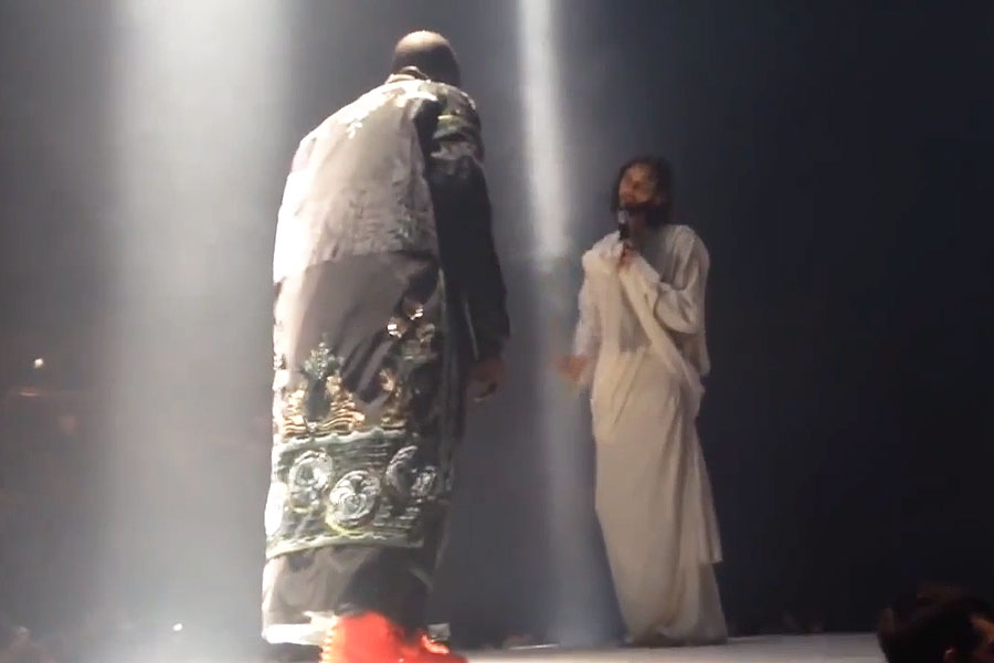Kanye's mountain and Jesus