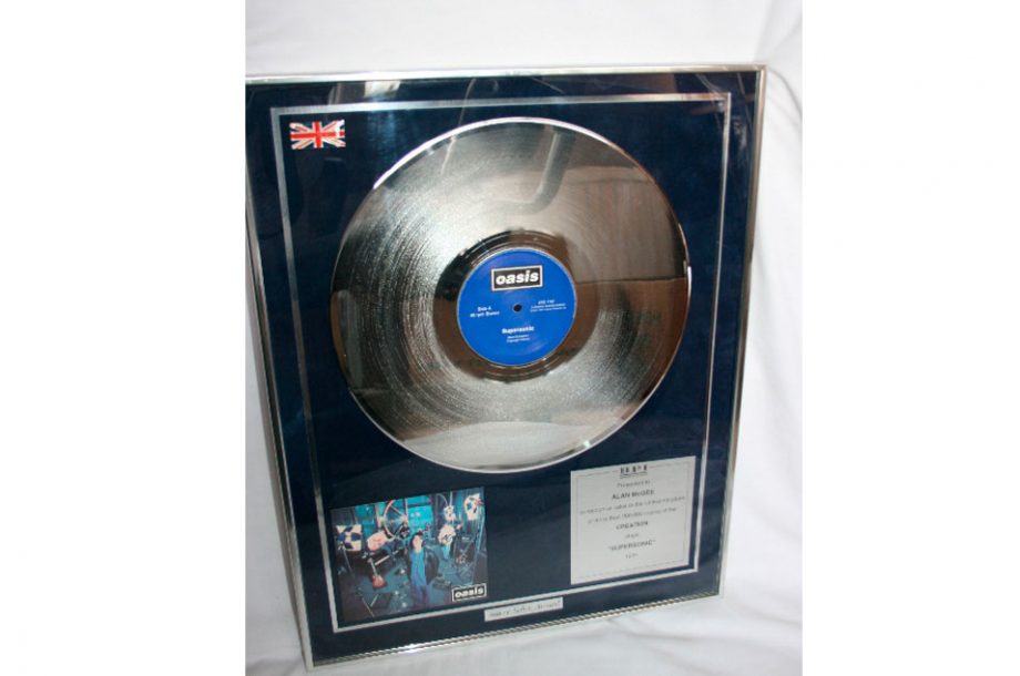 'Supersonic' silver disc – £600-£800
