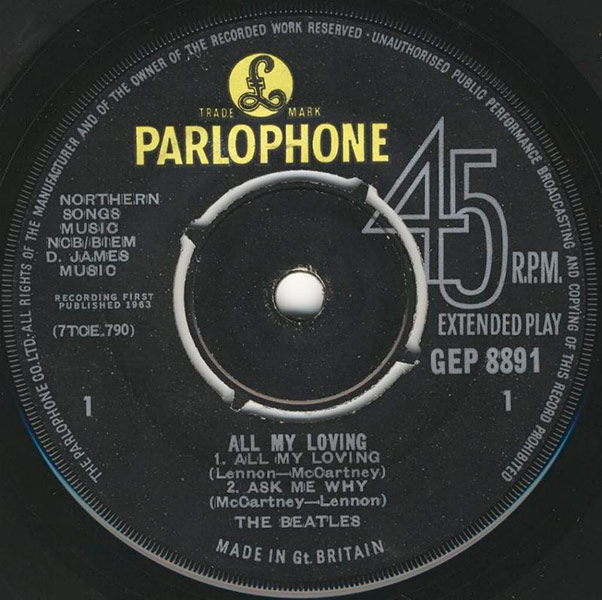 35. All My Loving