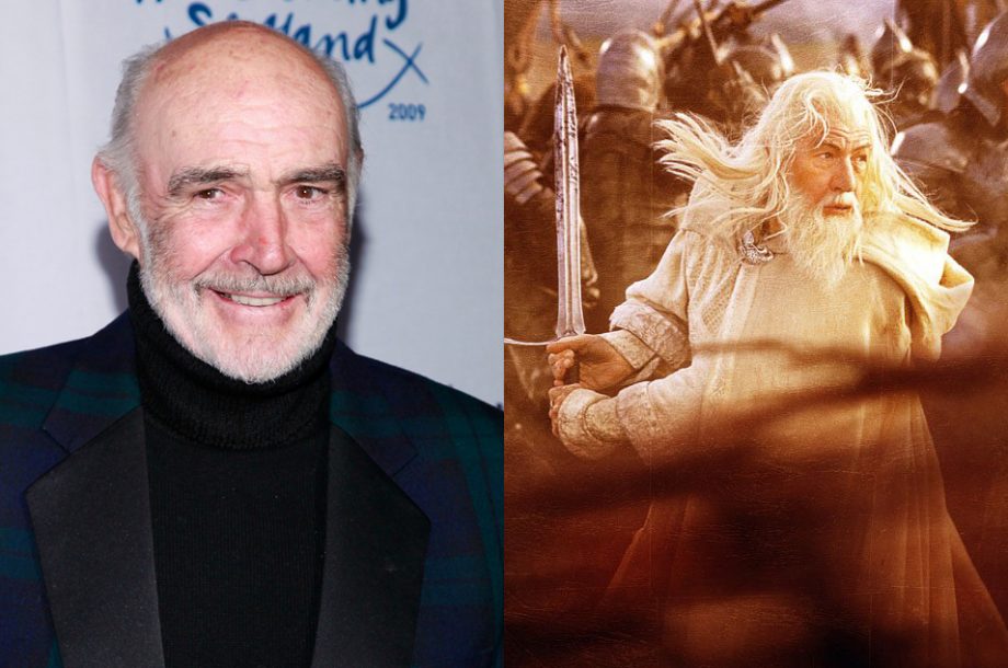 Sean Connery as Gandalf in ‘Lord of the Rings’.