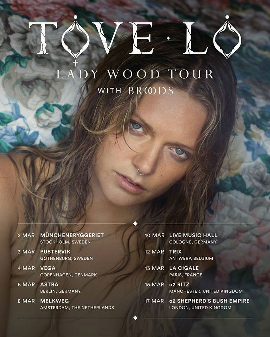 Tove Lo's 2017 European tour dates