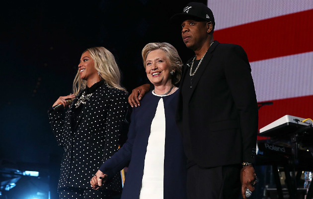 Beyonce Jay Z Hillary Clinton