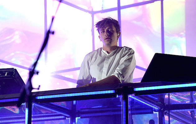 LAS VEGAS, NV - SEPTEMBER 25: Recording artist Flume performs onstage during day 3 of the 2016 Life Is Beautiful festival on September 25, 2016 in Las Vegas, Nevada. (Photo by Jeff Kravitz/FilmMagic)