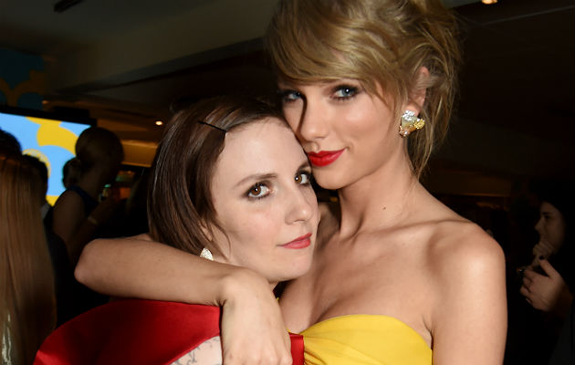 Lena Dunham and Taylor Swift