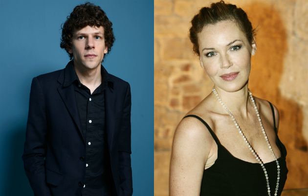 Jesse Eisenberg and Connie Nielson