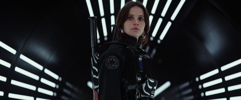 Felicity Jones in Rogue One: A Star Wars Story