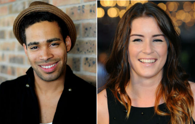 Eurovision hopefuls Danyl Johnson and Lucie Jones
