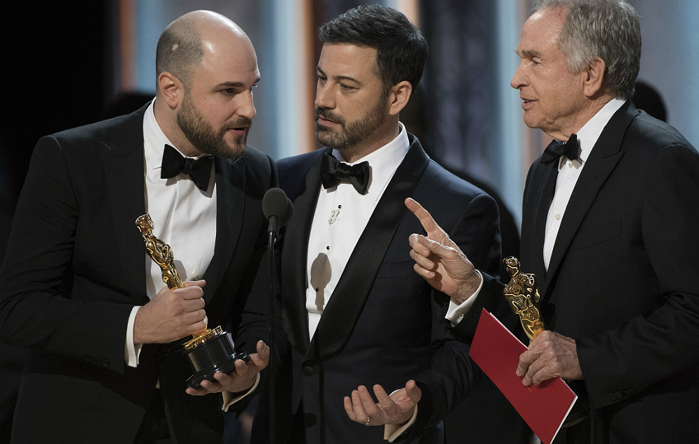 Jimmy Kimmel was host at the Oscars 2017 during the 'Best Picture' mishap