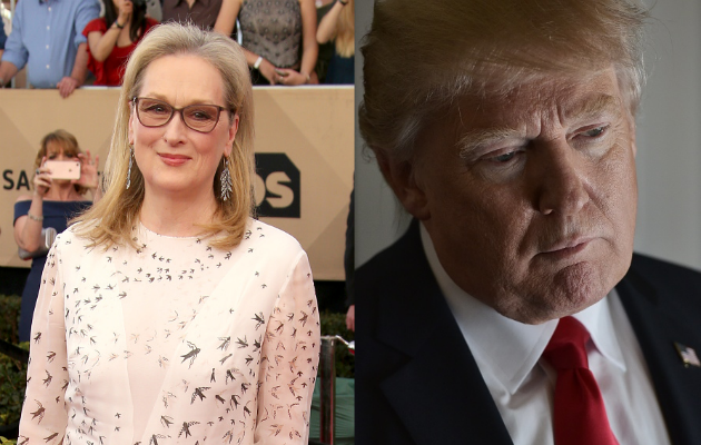 Meryl Streep and Donald Trump