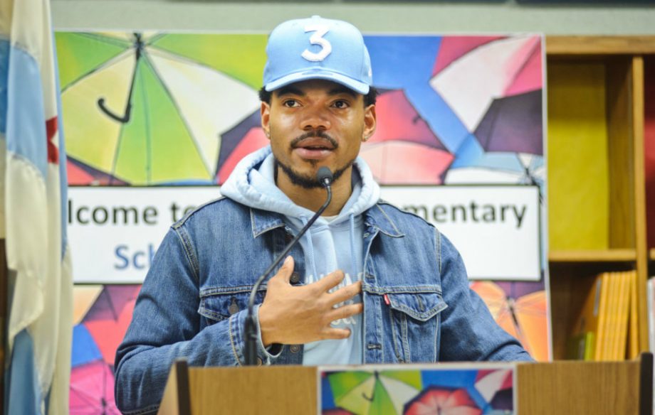 Chance the Rapper thank you letter