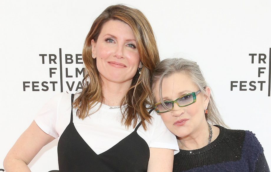 Sharon Horgan and Carrie Fisher